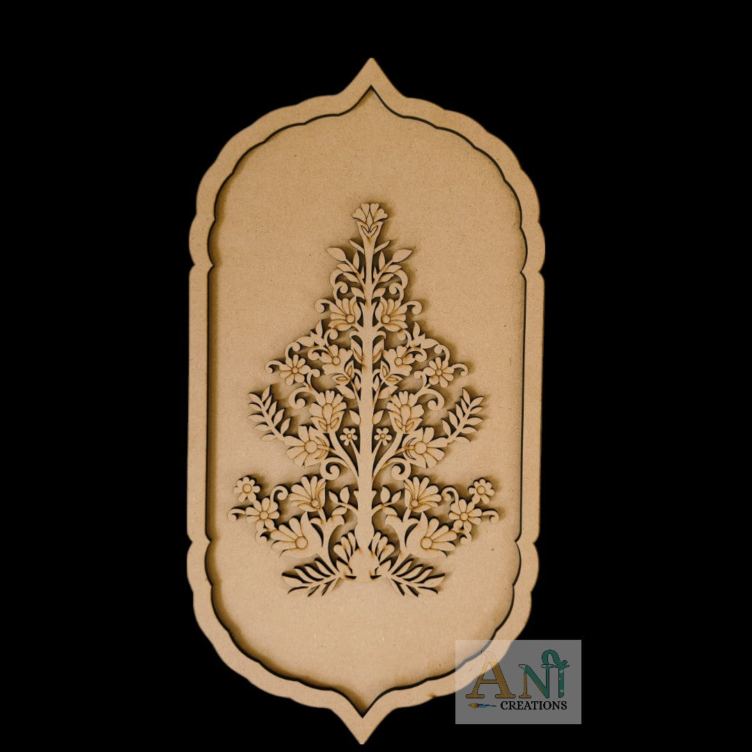 Rajwadi Floral Motif Pre Mark Cutout 4