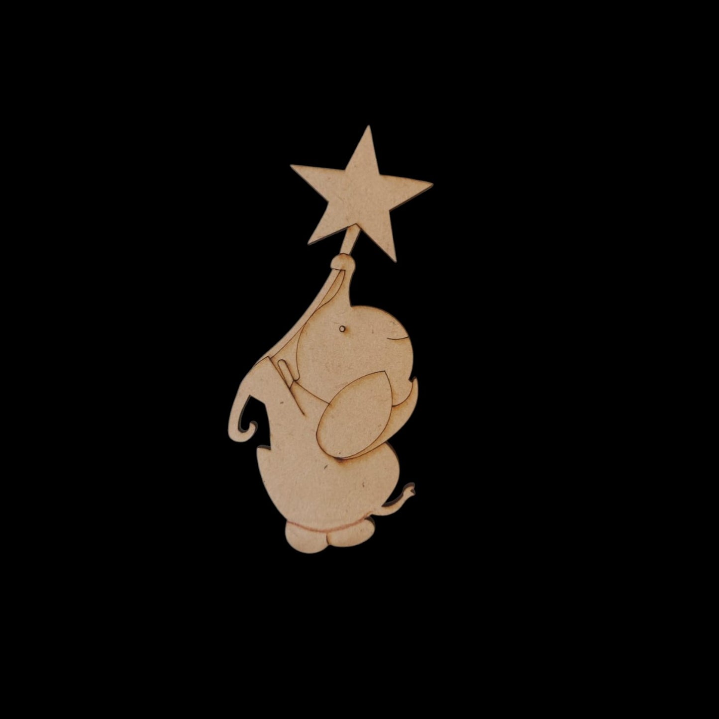 cartoon elephant 4 MDF Cutout