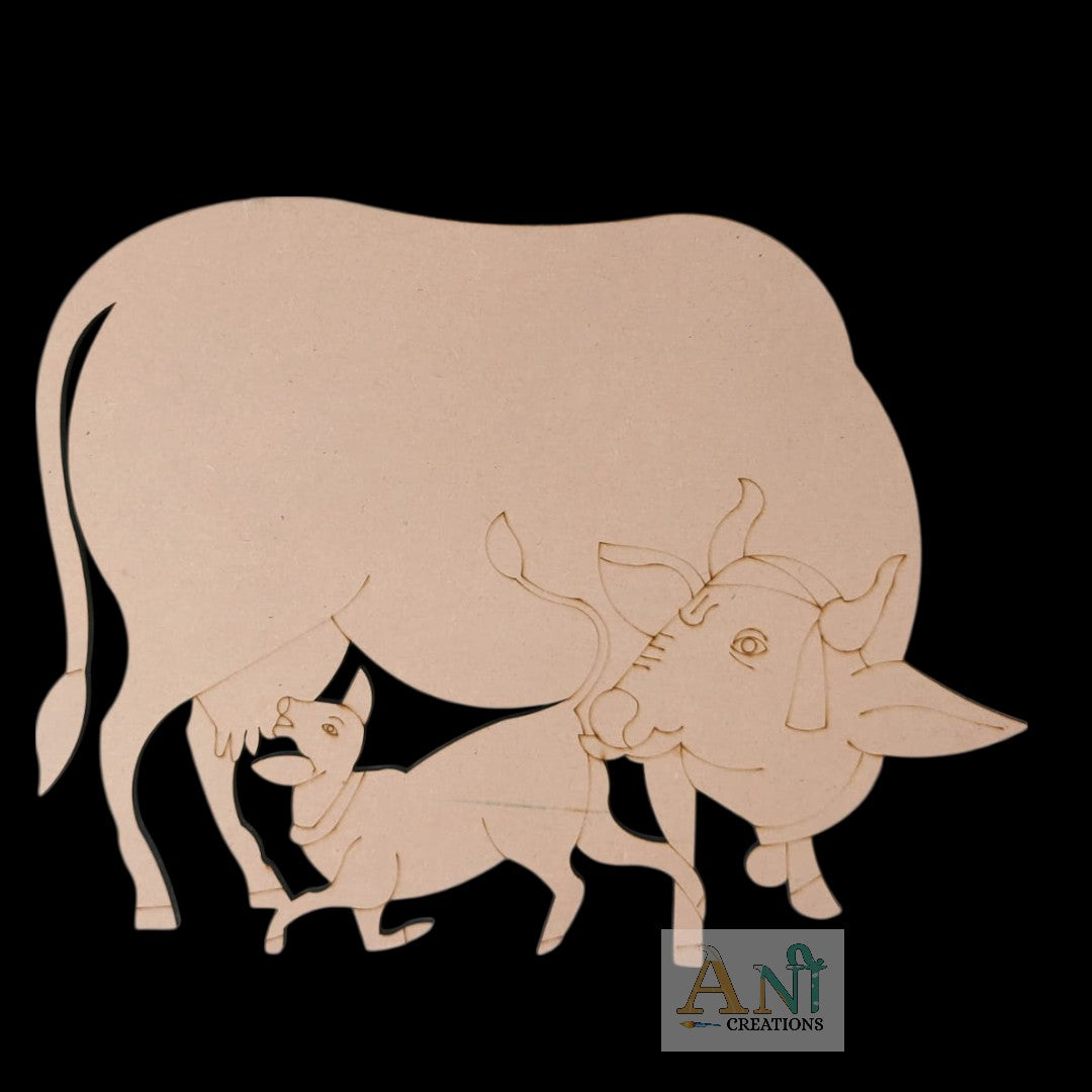 Cow Calf 3 MDF Cutout
