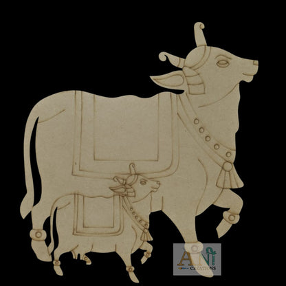 Cow calf 2 MDF Cutout