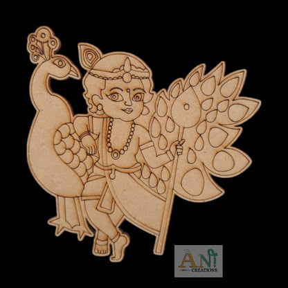 Lord Murugan (kartikeya) MDF Cutout