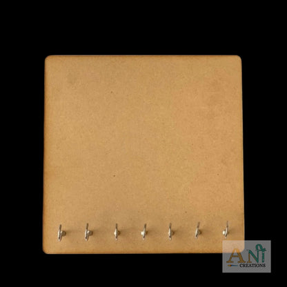 Square Shape Keyholder MDF cutout
