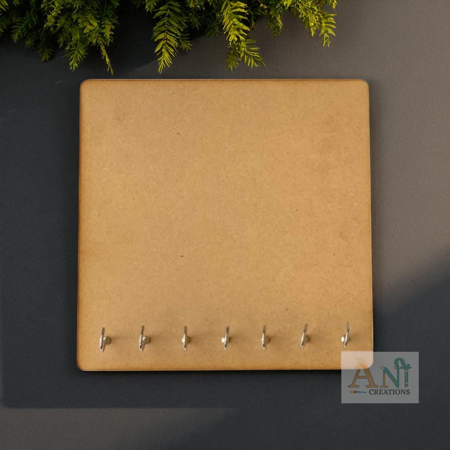 Square Shape Keyholder MDF cutout