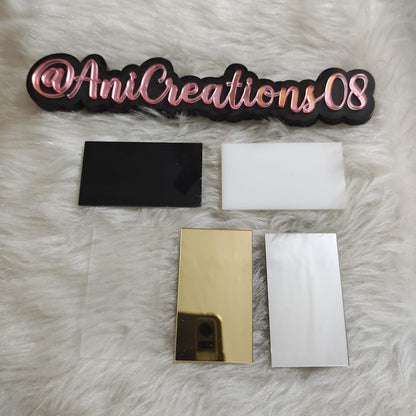 Rectangle Acrylic Sheet for DIY Project