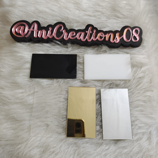 Rectangle Acrylic Sheet for DIY Project