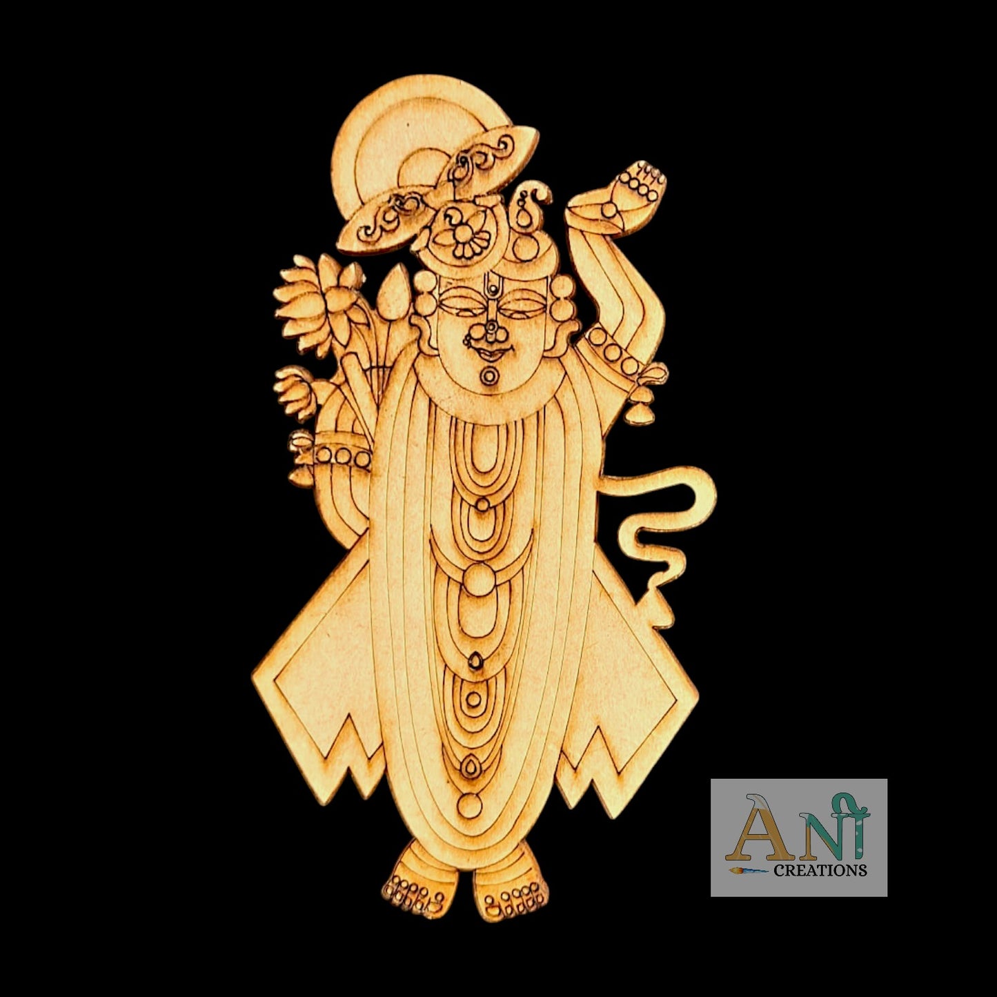 Shreenath ji 4 MDF Cutout