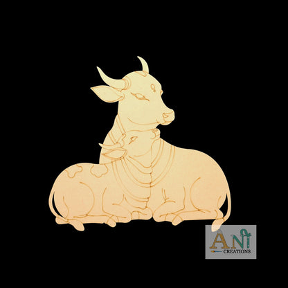 Cow cutout  4 MDF Cutout