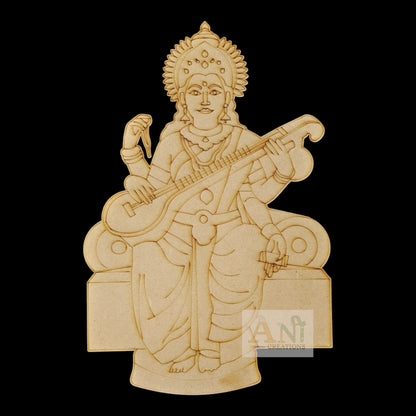 Saraswati ji  MDF Cutout