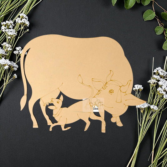 Cow Calf 3 MDF Cutout