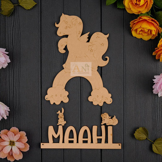 Unicorn Theme name plate  6