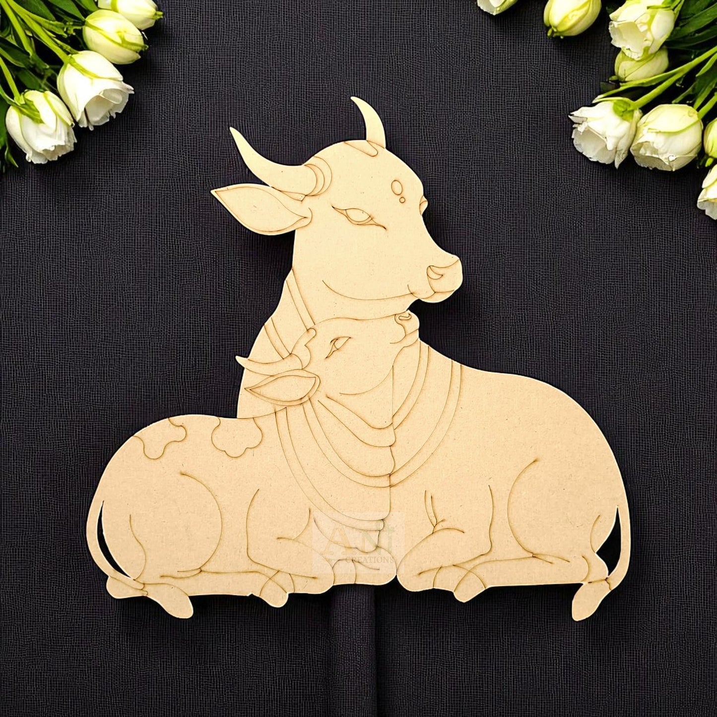 Cow cutout  4 MDF Cutout