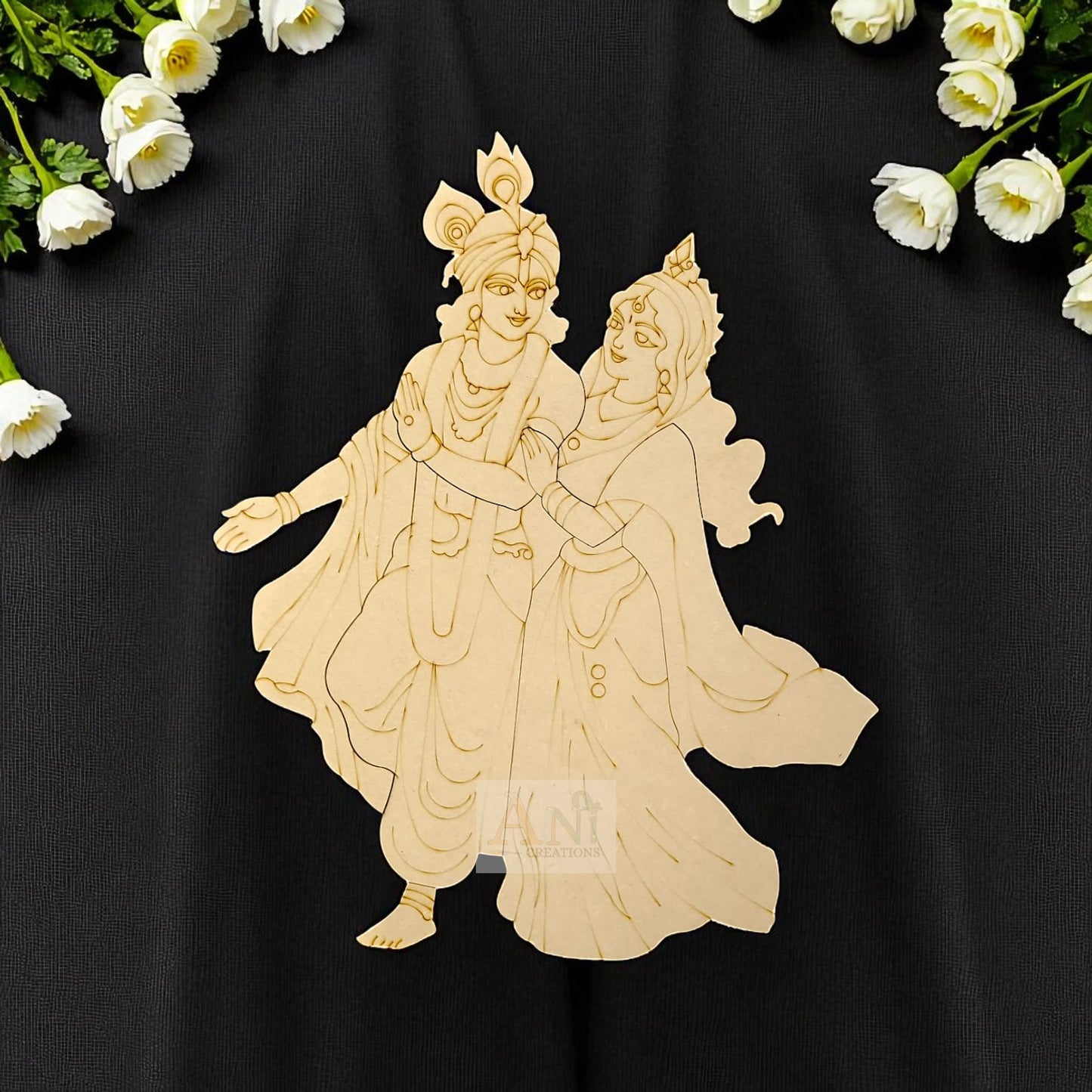 Radha krishna 5 MDF Cutout