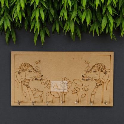 Premarked Keyholder MDF cutout elephant