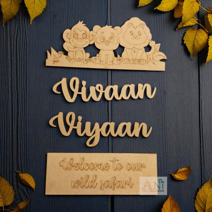 Kids Designer Name Plate 5