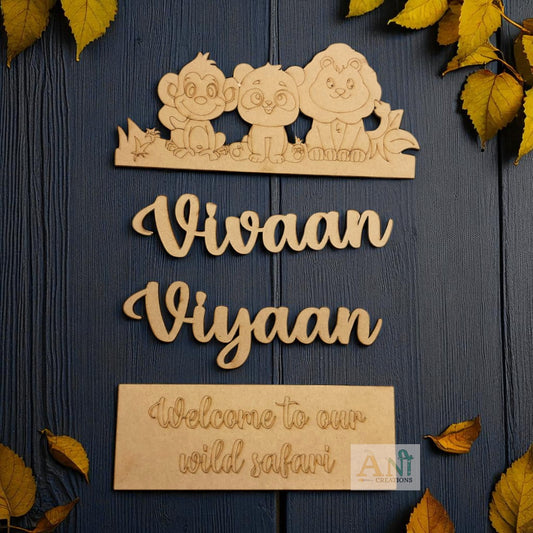 Kids Designer Name Plate 5