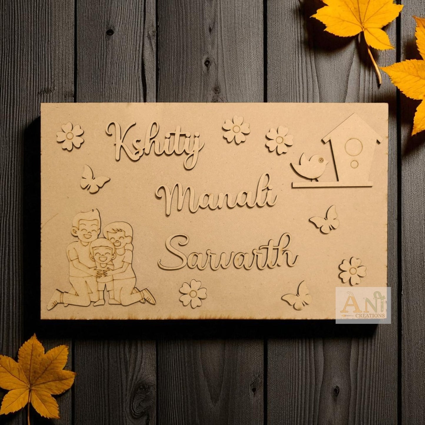 Kids Designer Name Plate 9