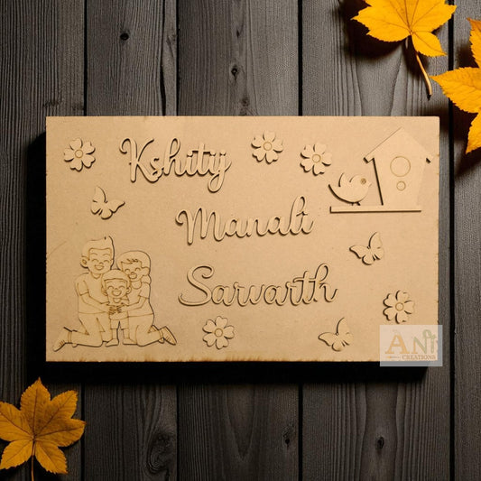 Kids Designer Name Plate 9