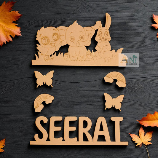 Kids Designer Name Plate 16