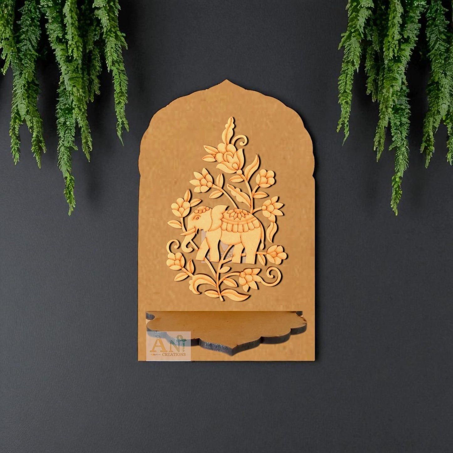 Jharokha with Motif Tea Light Candle Holder 4