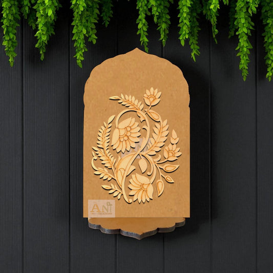 Jharokha with Motif Tea Light Candle Holder 2