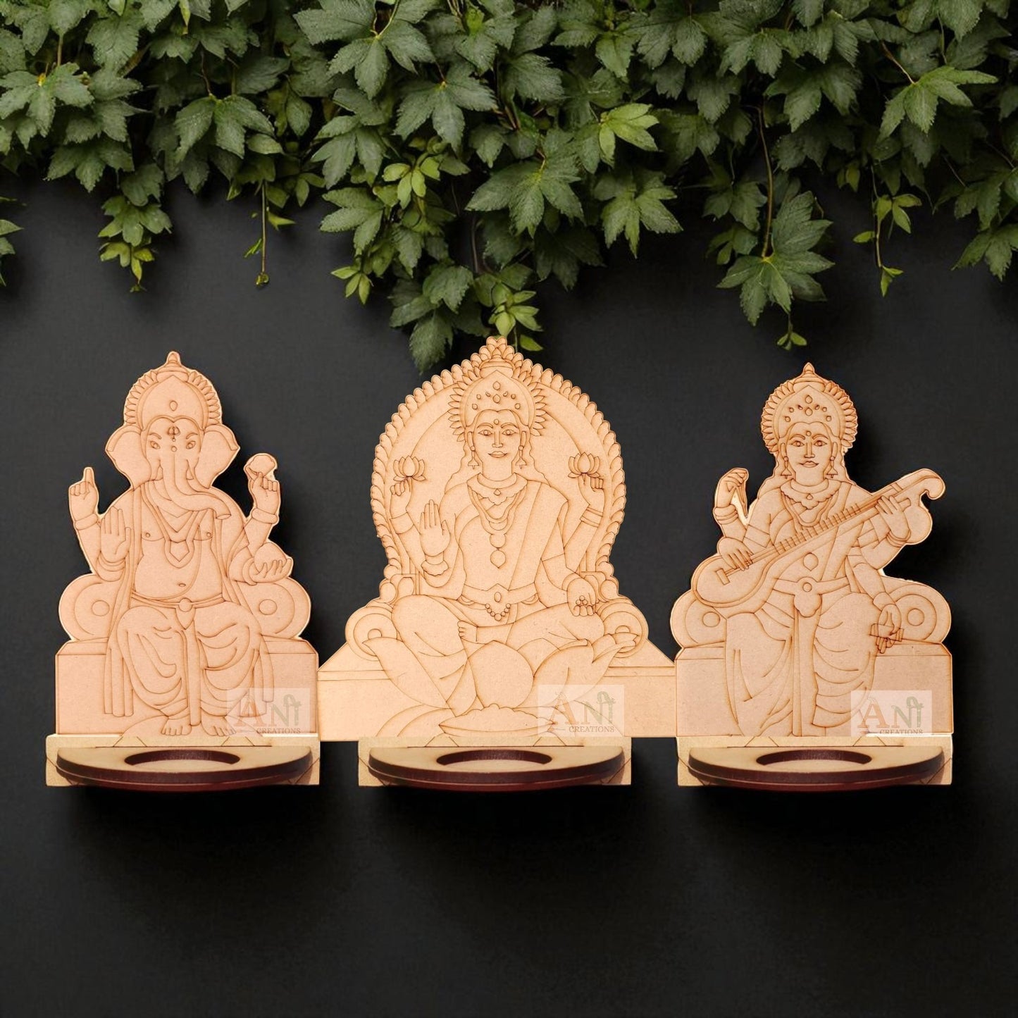 God Tea Light Candle Holder