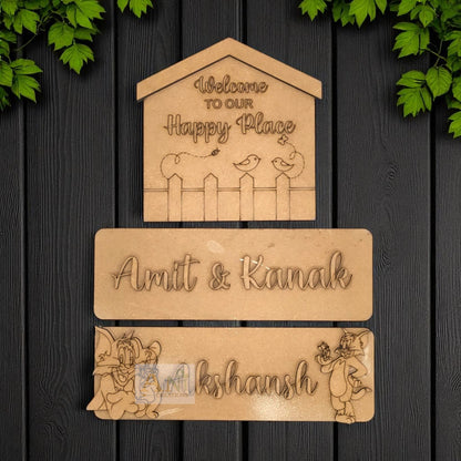 Kids Designer Name Plate 25