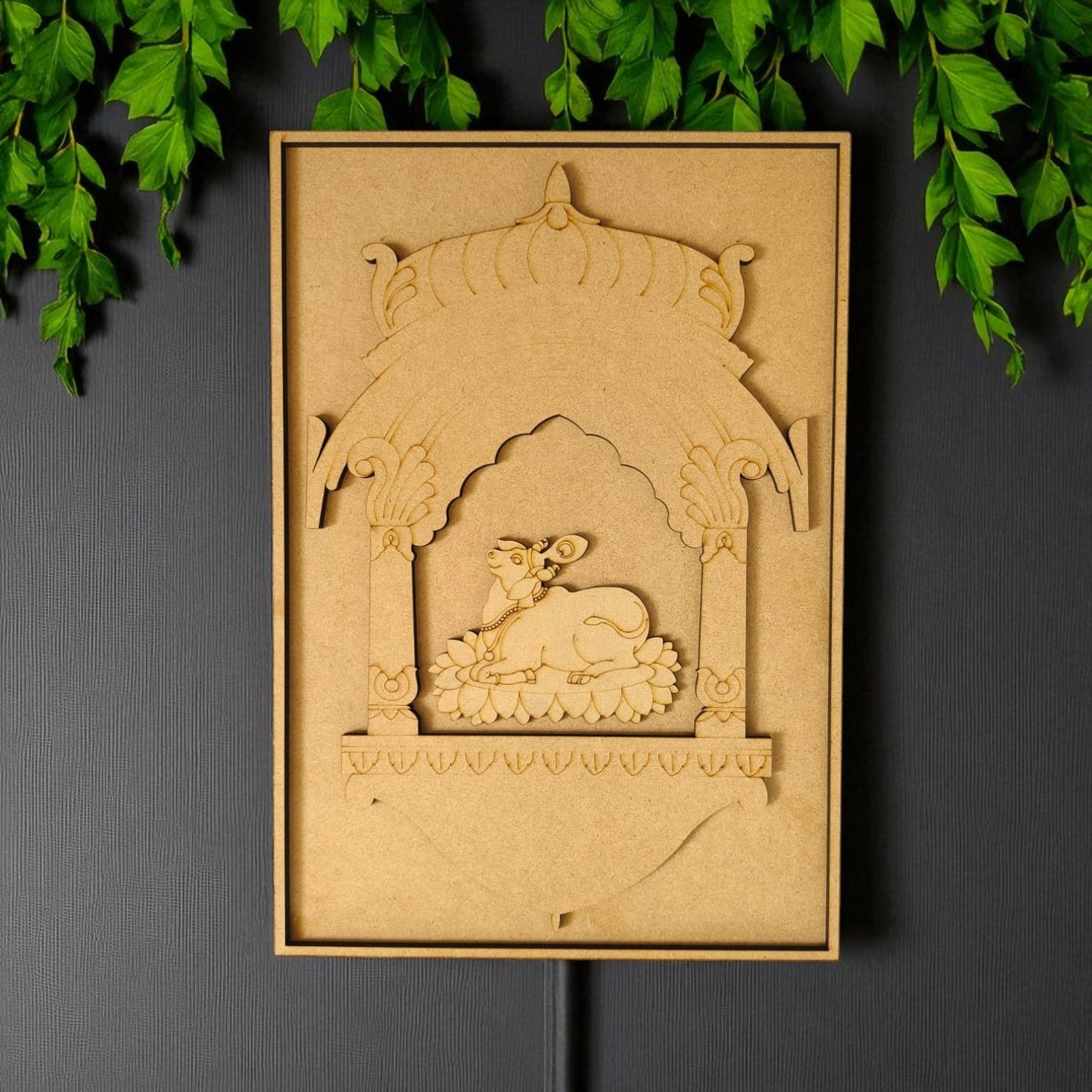 Designer jharokha with cow