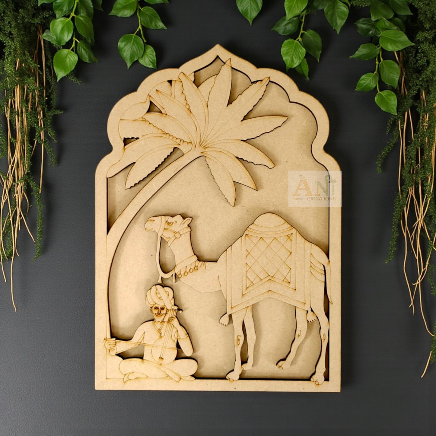 MDF Double Layer Camel jharokha 5