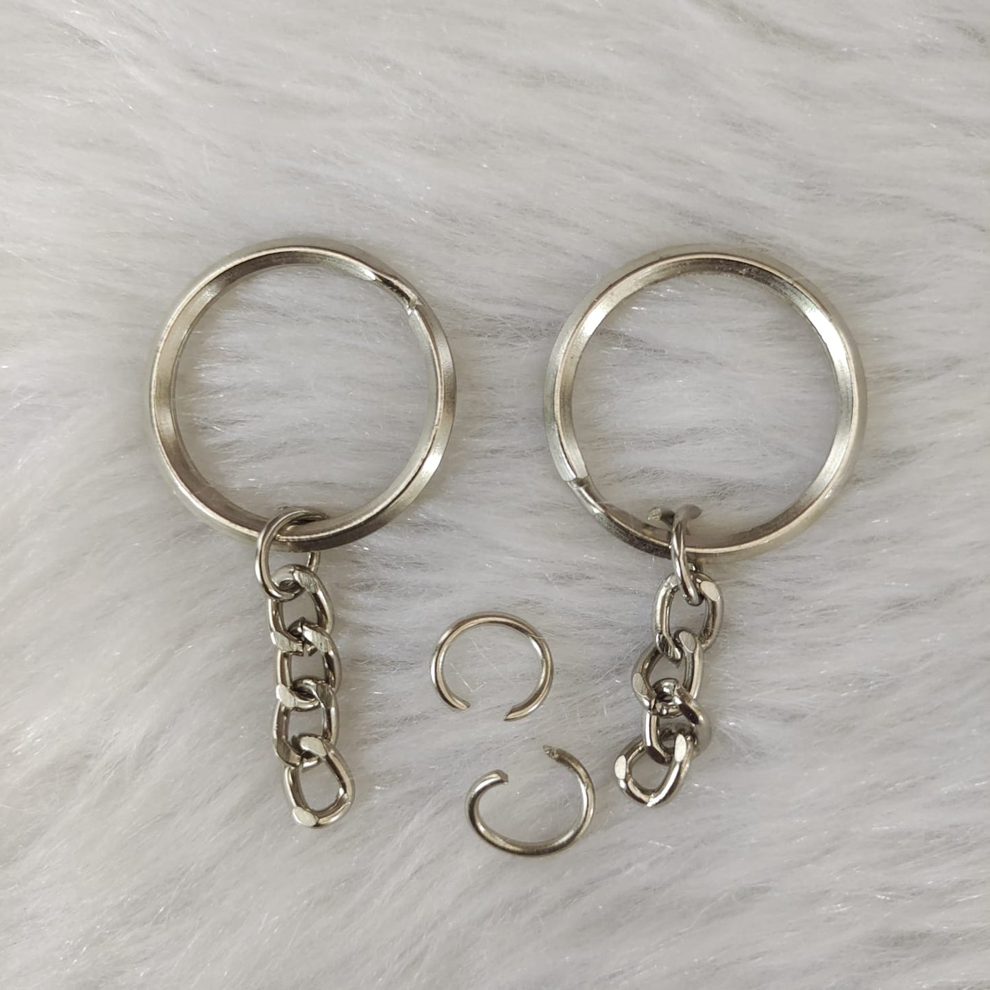 Key Ring Silver With Chain