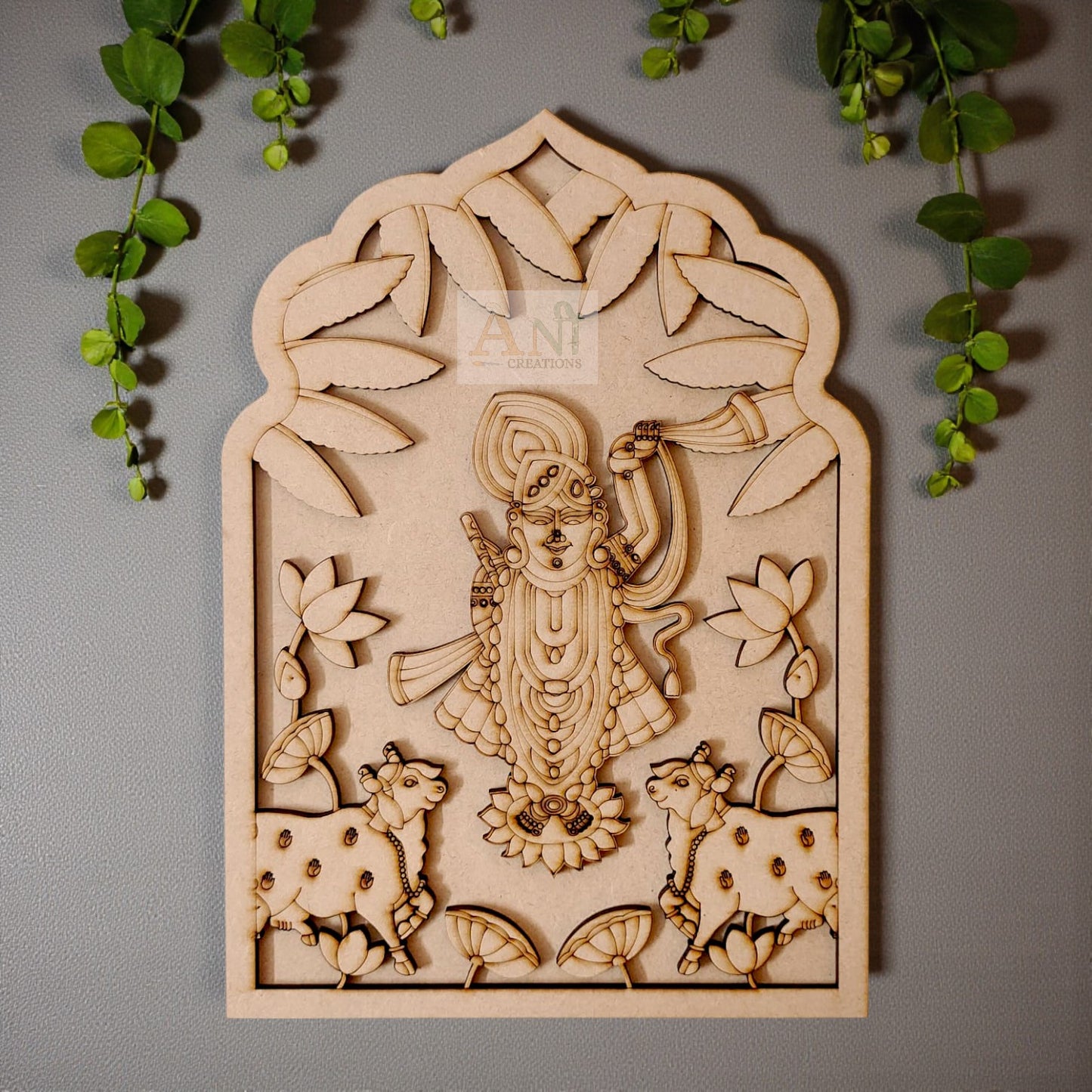 MDF Double Layer Shreenath ji  Jharokha 14