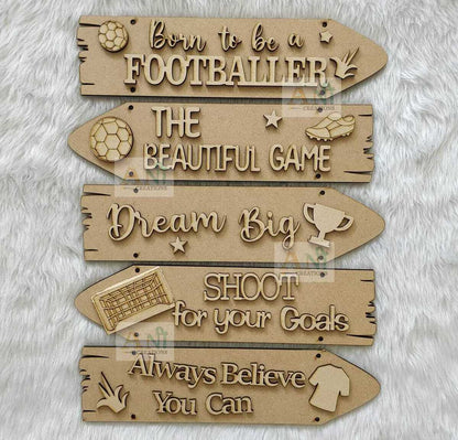 Sentiment Plank- Football themed Play Activities