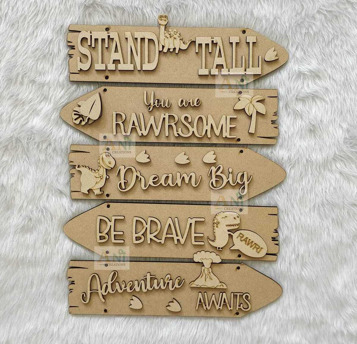 Sentiment Plank- Dinosaur ,Adventure Theme