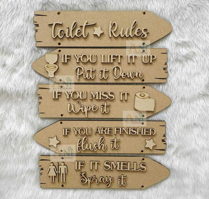 Sentiment Plank-Wash room / Toilet hygiene theme