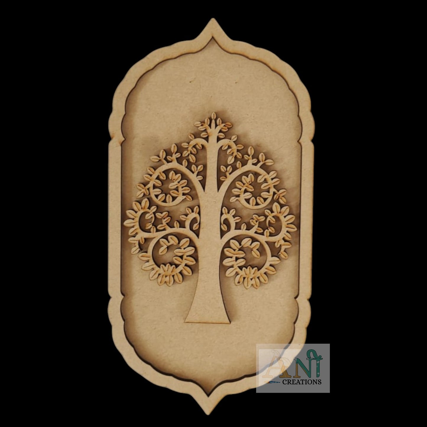 Tree Motif Pre Marked Cutout