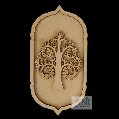 Tree Motif Pre Marked Cutout