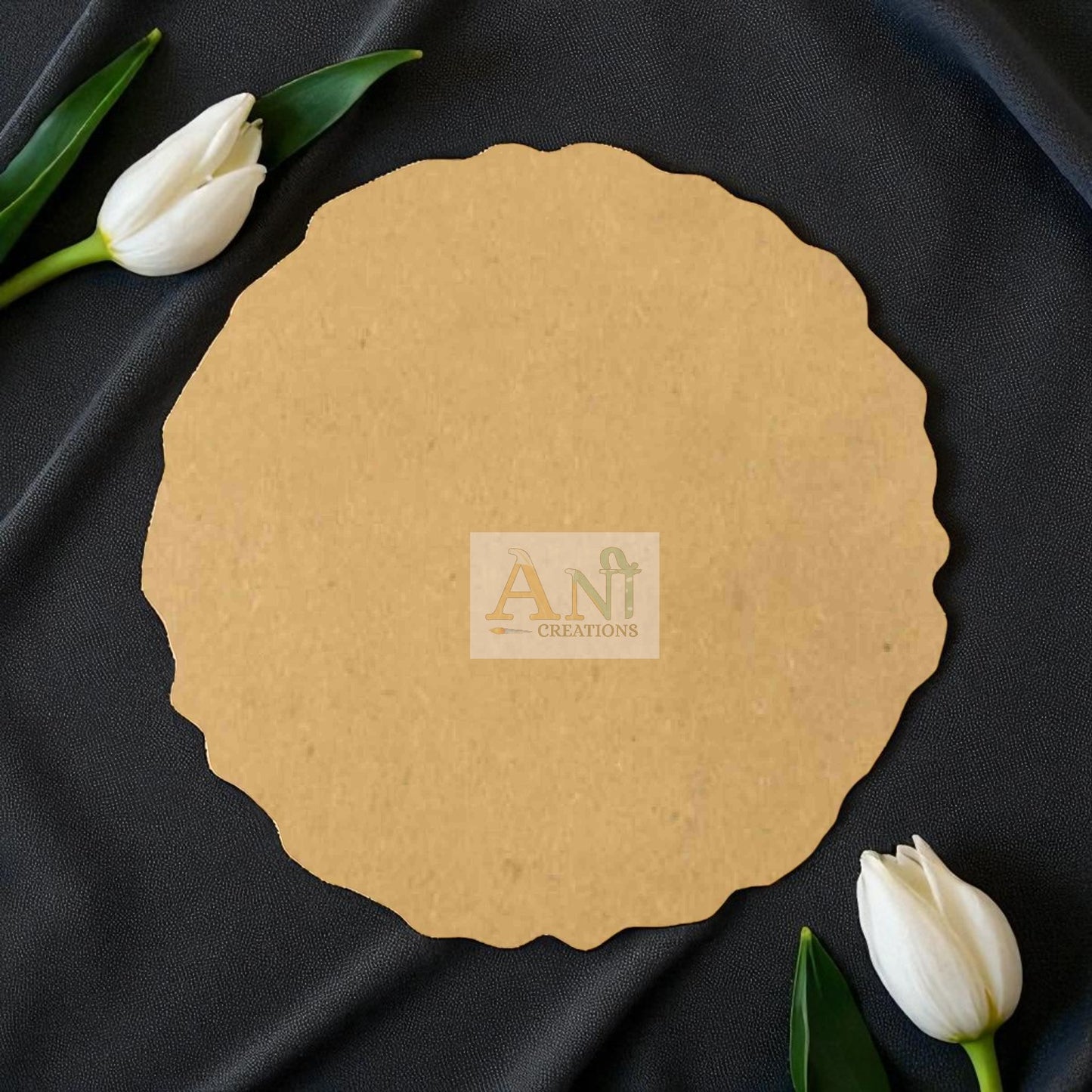 Plain Agate round 1 MDF