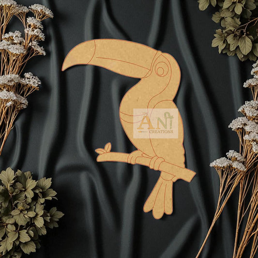 Toucan Bird MDF Cutout
