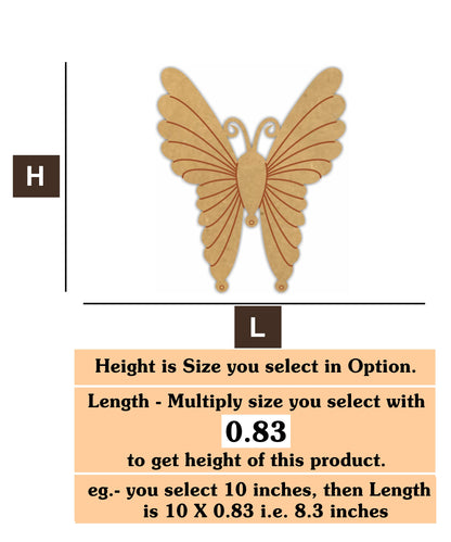 Butterfly 1 MDF Cutout