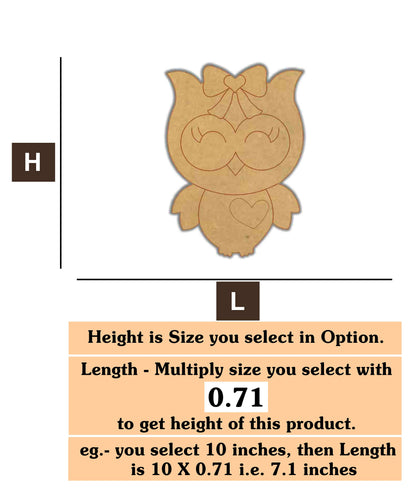 Owl 1 MDF Cutout