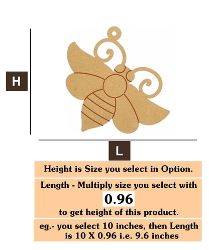 Bee 2 MDF Cutout