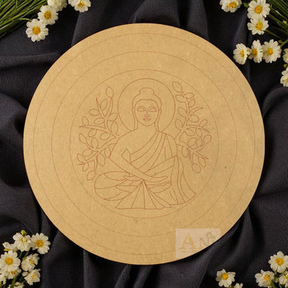 Budhha mandala 5 MDF Premarked