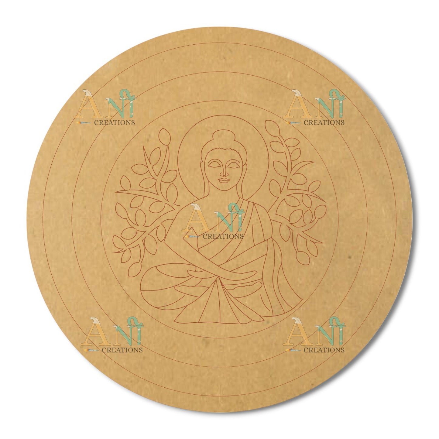Buddha 3 MDF Premarked