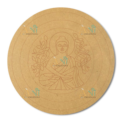 Buddha 3 MDF Premarked
