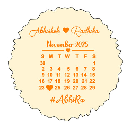 Calendar sticker Vinyl