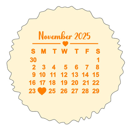 Only Calendar sticker Vinyl