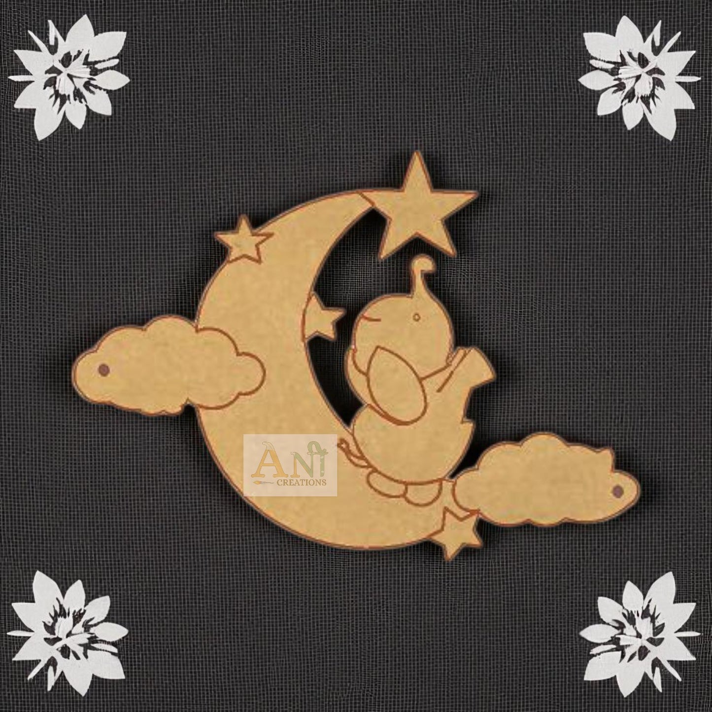 cartoon elephant 3MDF Cutout