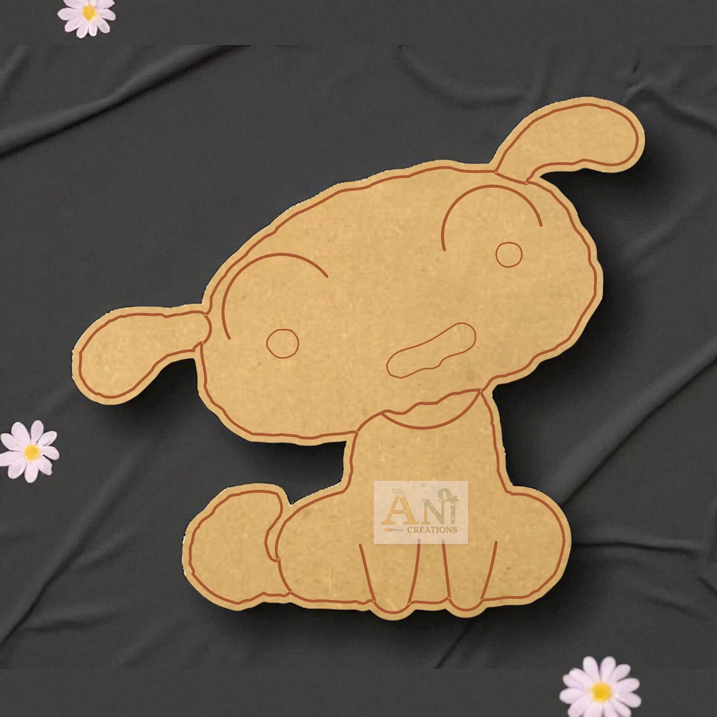 cartoon dog 2 MDF Cutout