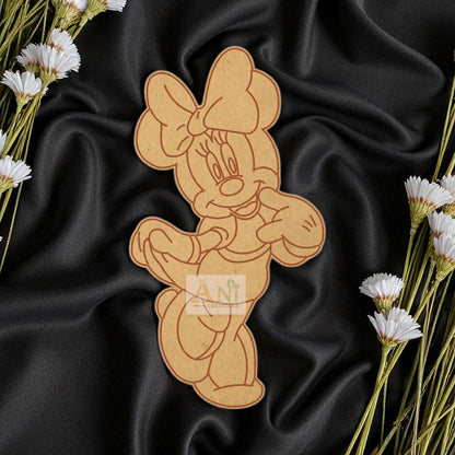Minnie Mickey 2  MDF Cutout