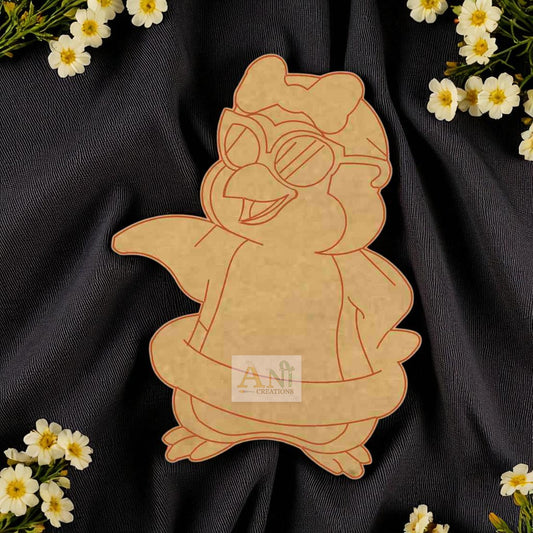 Penguins 8  MDF Cutout