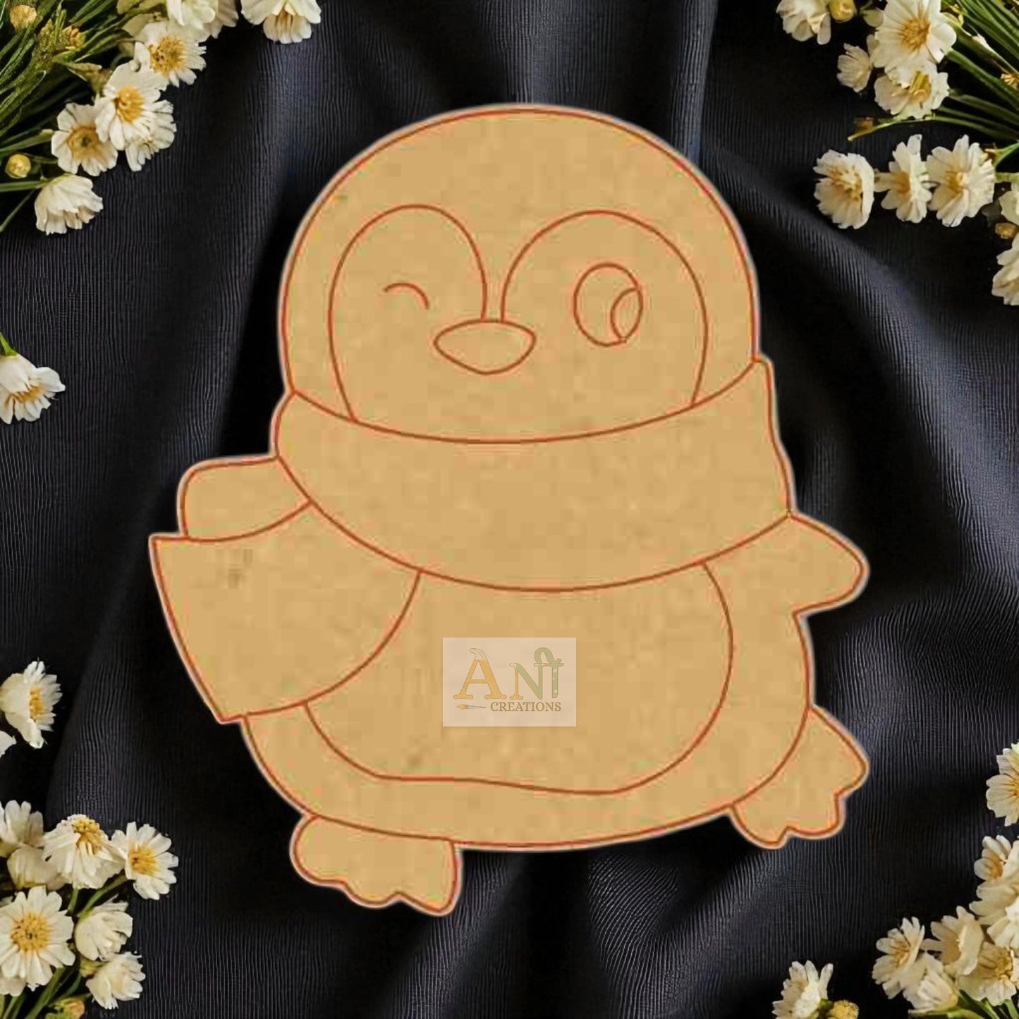 Penguins 14 MDF Cutout